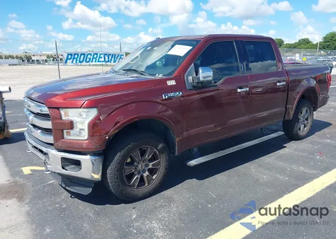 2016 Ford F-150 Lariat from USA, damaged, VIN 1FTEW1EF3GFB64020